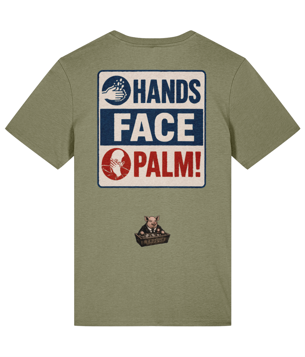 Hands Face Palm Graphic T-shirt