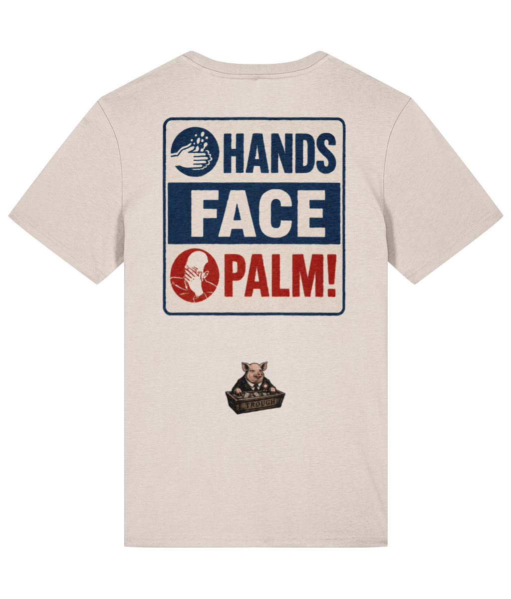 Hands Face Palm Graphic T-shirt